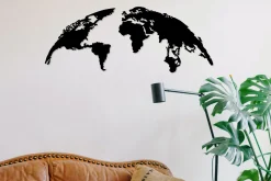 World Map Small 100 cm Veggdekor