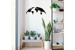 World Map Small 100 cm Veggdekor