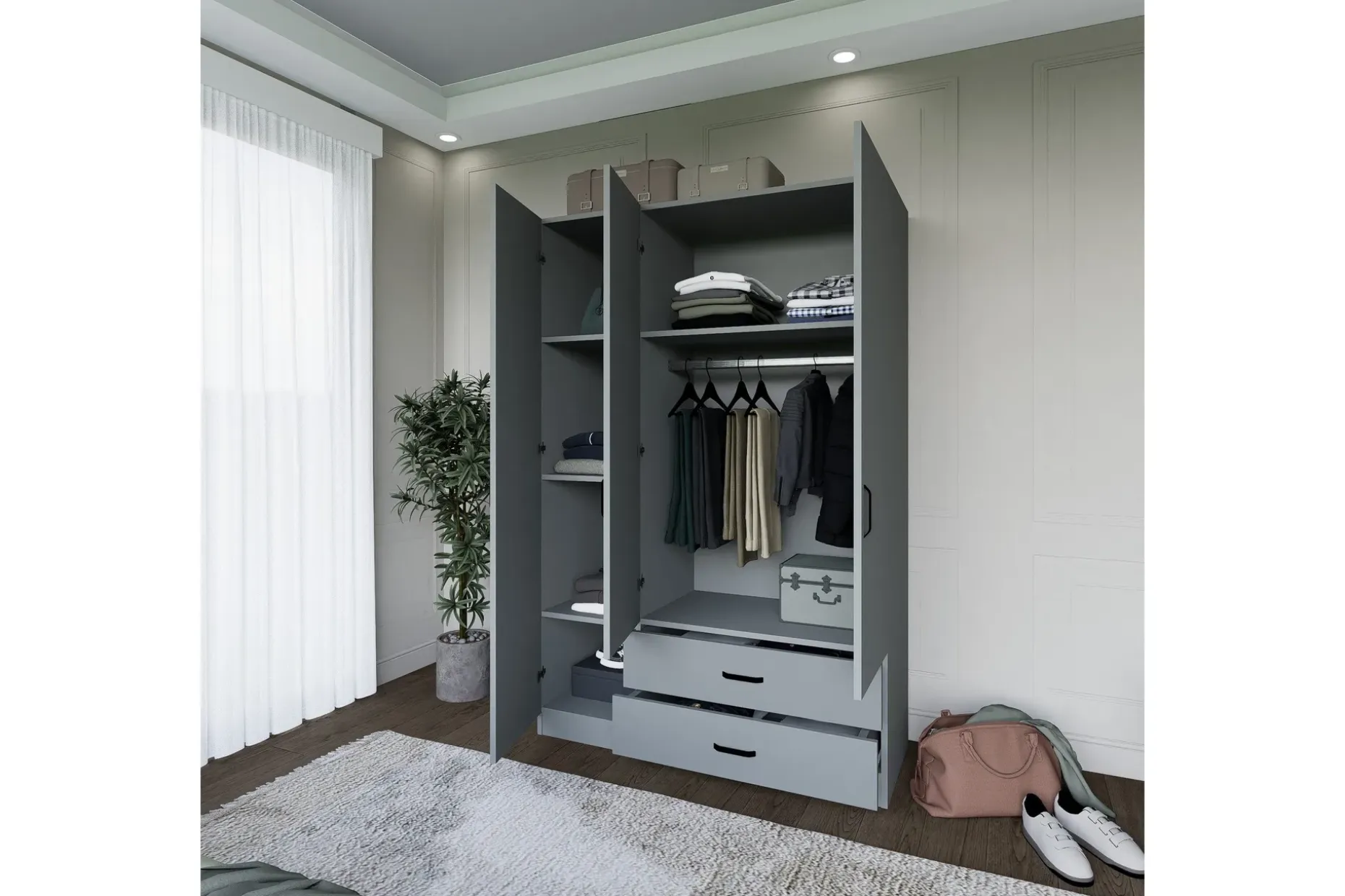 Yaman Garderobe 120x181 cm