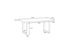 Yatton Sofabord 110 cm