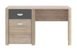 Yazmene Skrivebord 130 cm med Oppbevaringsskuff + Skap