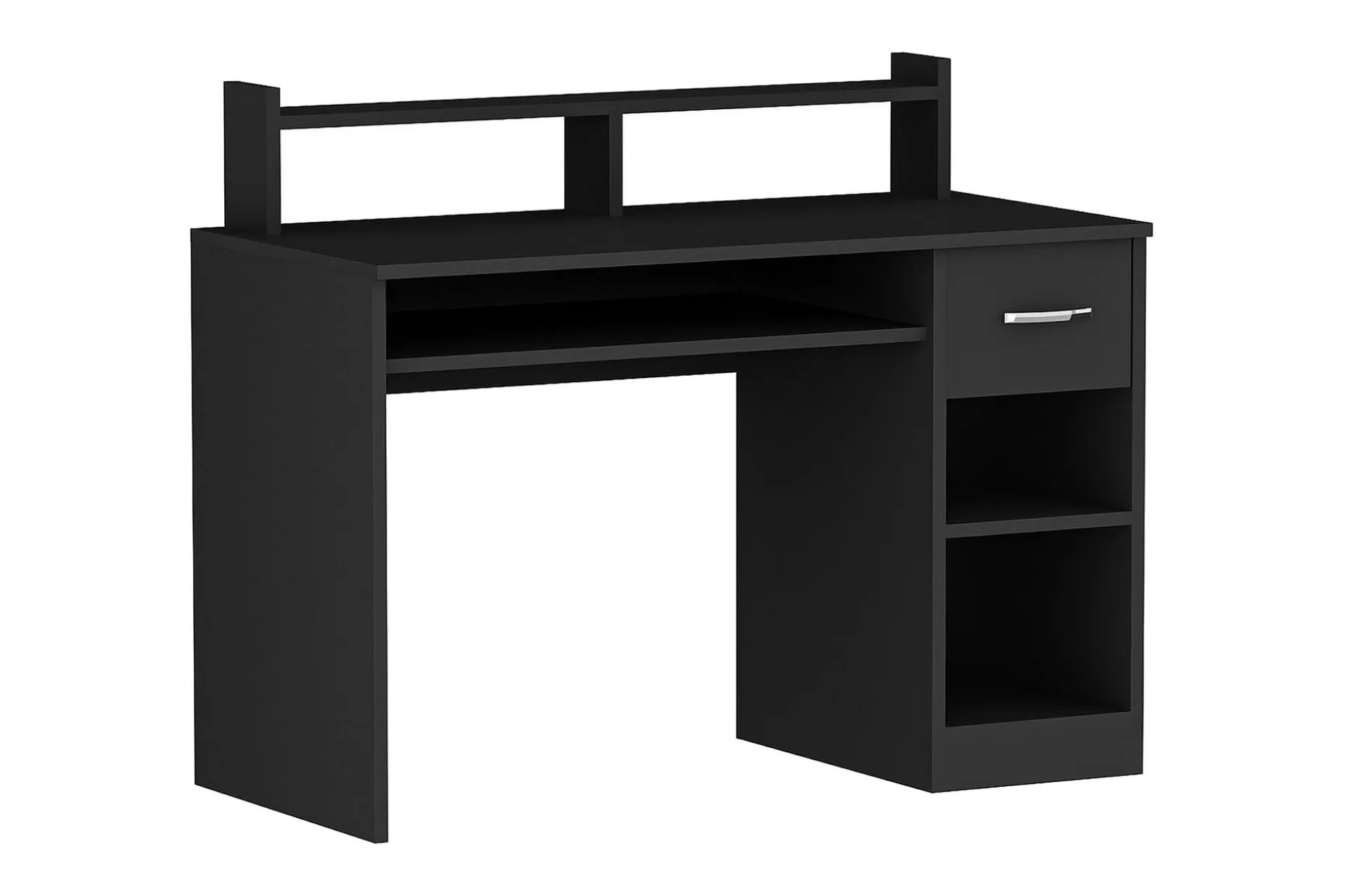 Yemisen Skrivebord 120 cm med Oppbevaringsskuff + Hyller