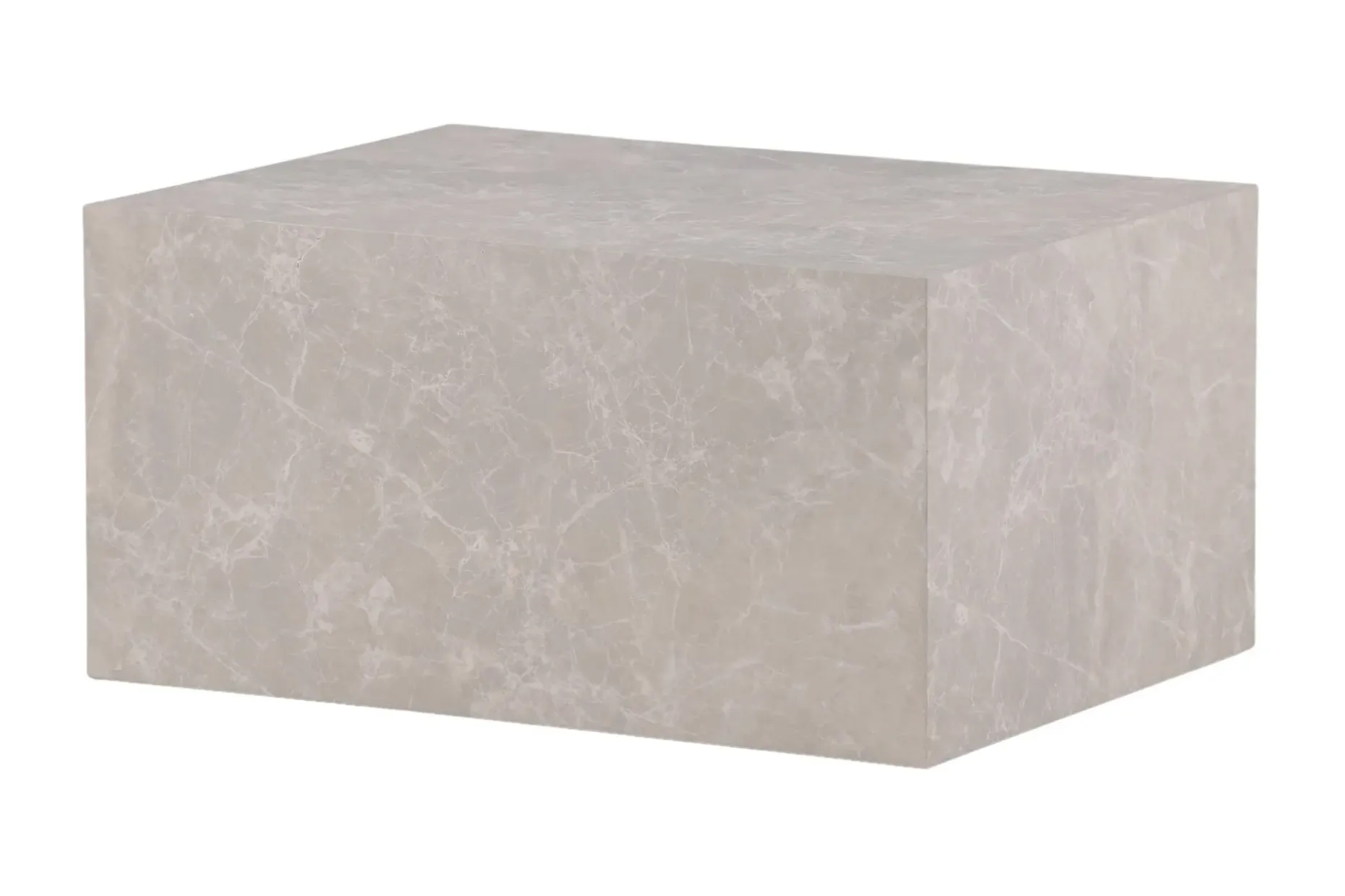 York Travertin Sofabord 80x60x40 cm