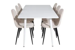 Ypas Spisegruppe 180 cm inkl. 6 Pontus Stoler