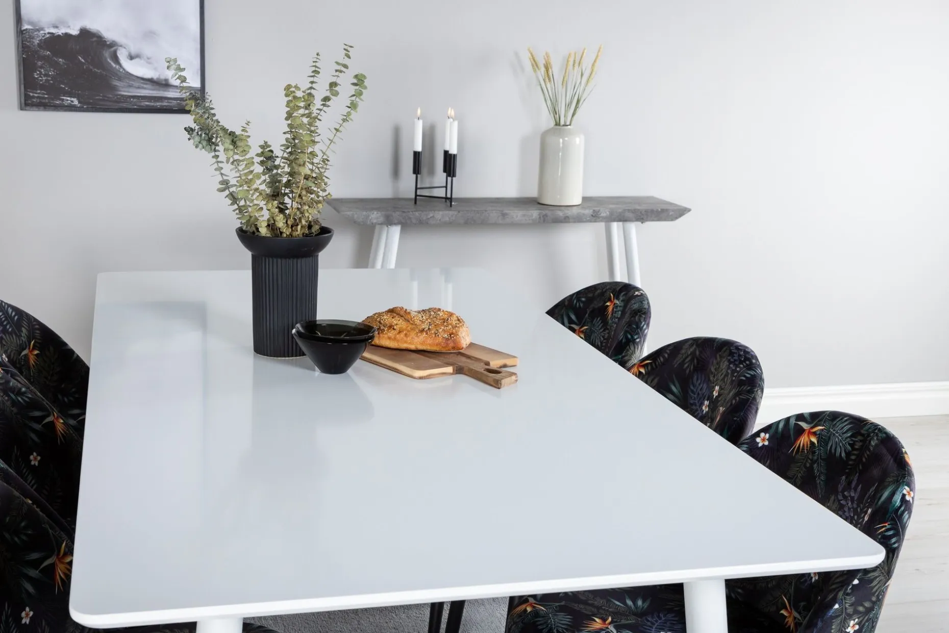 Ypas Spisegruppe 180 cm inkl. 6 Sedavi Stoler