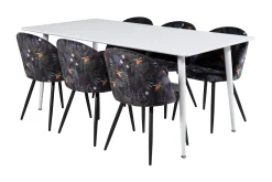 Ypas Spisegruppe 180 cm inkl. 6 Sedavi Stoler