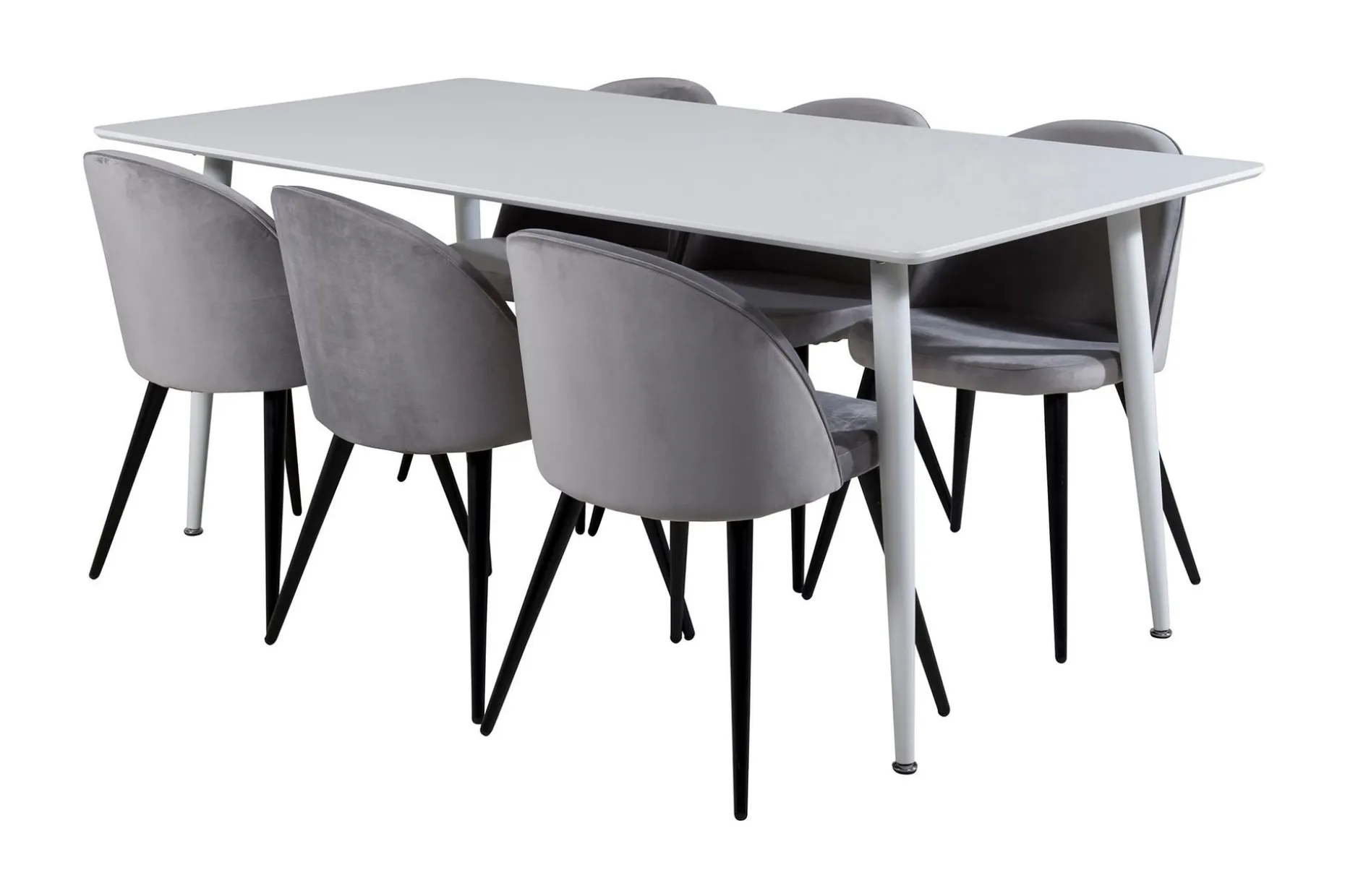 Ypas Spisegruppe 180 cm inkl. 6 Valeri Stoler