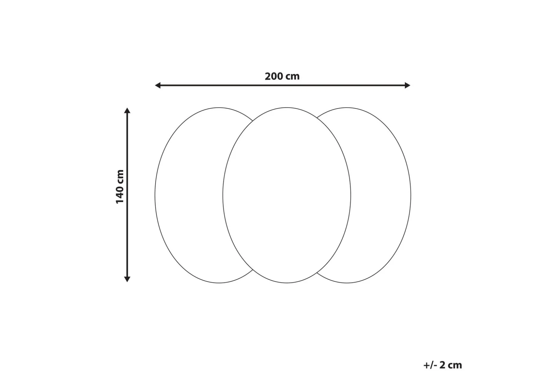 Zabol Ullteppe 140x200 cm Oval