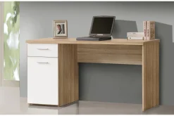 Zafeer Skrivebord 140 cm med Oppbevaringsskuff + Skap