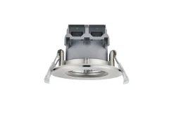 Zagros LED Recessed spot IP6 børstet stål rund