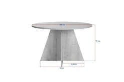 Zalen Spisebord 120 cm
