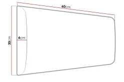 Zaratuz Veggpanel 30x4x60 cm Stoppet