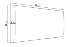 Zaratuz Veggpanel 20x4x80 cm Stoppet