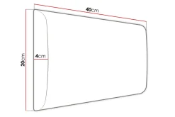Zaratuz Veggpanel 20x4x40 cm Stoppet