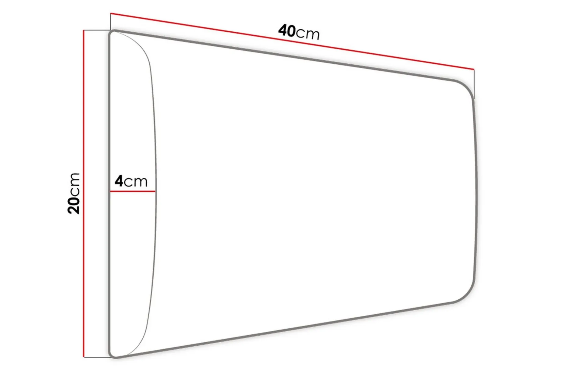 Zaratuz Veggpanel 20x4x40 cm Stoppet