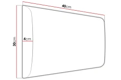 Zaratuz Veggpanel 30x4x40 cm Stoppet