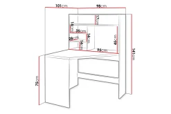 Zayden Skrivebord 101 cm