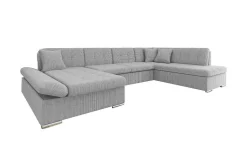 Zumar 4-sits Hörnbäddsoffa Ljusgrå